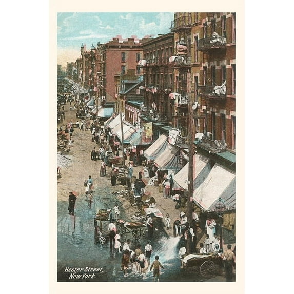 Pocket Sized - Found Image Press Journals: Vintage Journal Hester Street, New York City (Paperback)