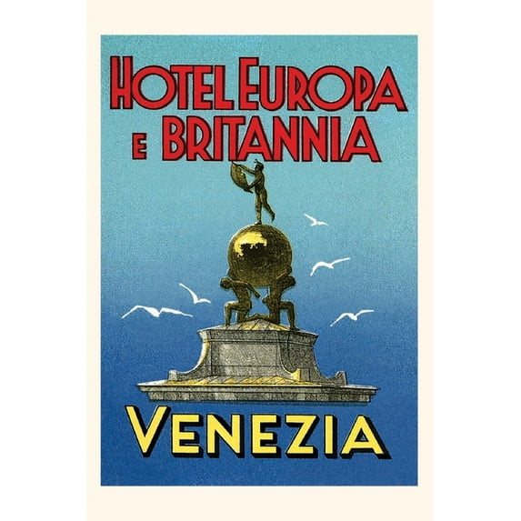 Pocket Sized - Found Image Press Journals: Vintage Journal Hotel Europa e Britannia, Venice (Paperback)