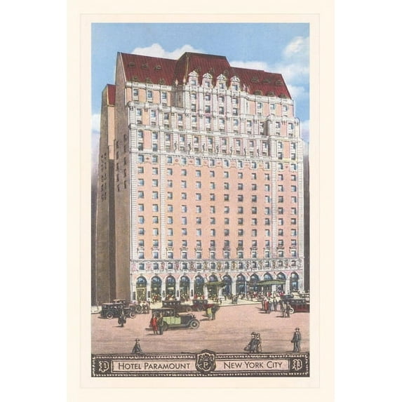 Pocket Sized - Found Image Press Journals: Vintage Journal Hotel Paramount New York (Paperback)