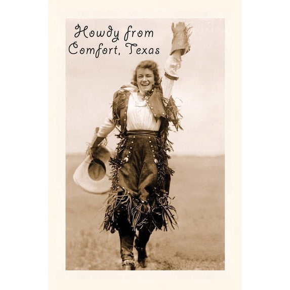 Pocket Sized - Found Image Press Journals: Vintage Journal Howdy from Comfort, Texas (Paperback)