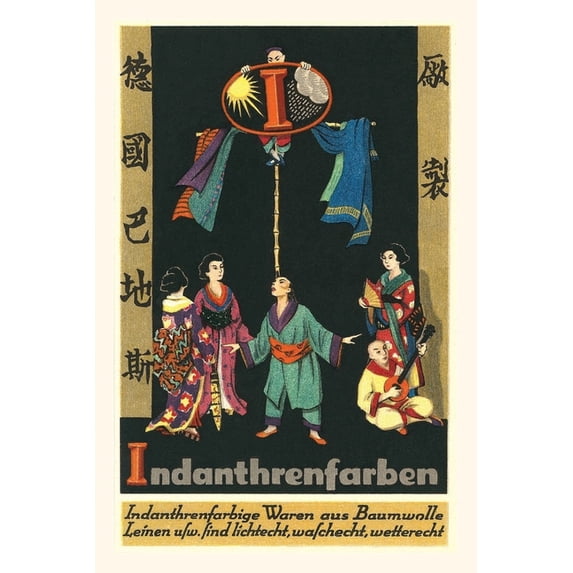 Pocket Sized - Found Image Press Journals: Vintage Journal Indathrenfarben Poster (Paperback)