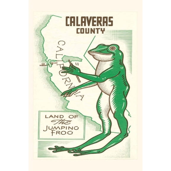 Pocket Sized - Found Image Press Journals: Vintage Journal Jumping Frog of Calaveras County, California (Paperback)