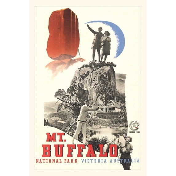 Pocket Sized - Found Image Press Journals: Vintage Journal Mt. Buffalo, Victoria, Australia (Paperback)