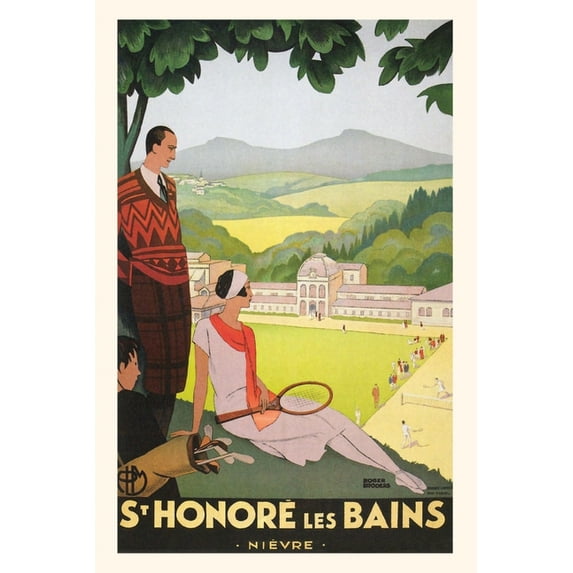 Pocket Sized - Found Image Press Journals: Vintage Journal Poster for St. Honore les Bains Poster (Paperback)