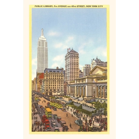 Pocket Sized - Found Image Press Journals: Vintage Journal Public Library, New York City (Paperback)