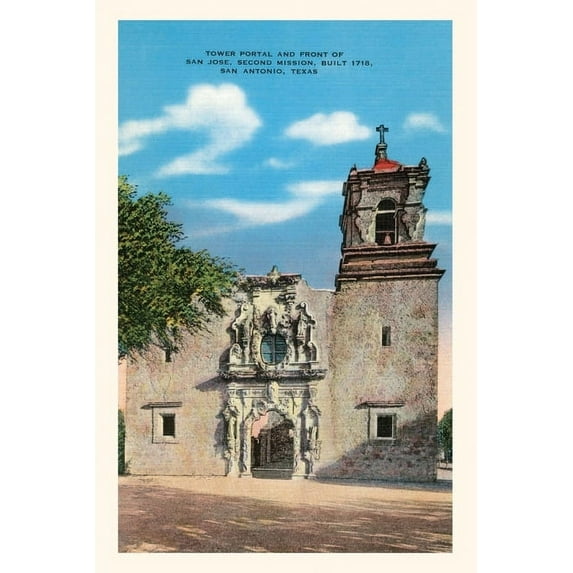 Pocket Sized - Found Image Press Journals: Vintage Journal San Jose Mission, San Antonio, Texas (Paperback)