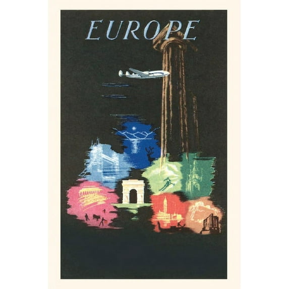 Pocket Sized - Found Image Press Journals: Vintage Journal Scenes of Europe in Splotches (Paperback)