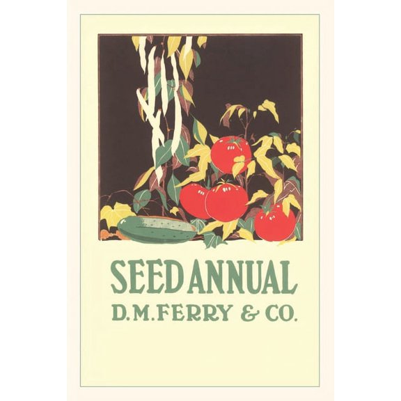 Pocket Sized - Found Image Press Journals: Vintage Journal Seed Annual, Tomatoes and Cucumber (Paperback)