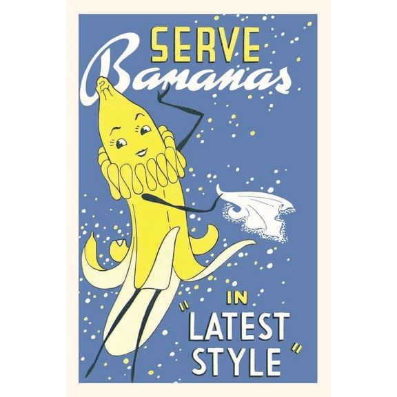 Pocket Sized - Found Image Press Journals: Vintage Journal Serve Bananas in Latest Style (Paperback)