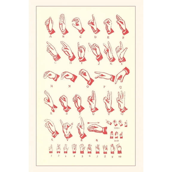 Pocket Sized - Found Image Press Journals: Vintage Journal Sign Language Alphabet (Paperback)