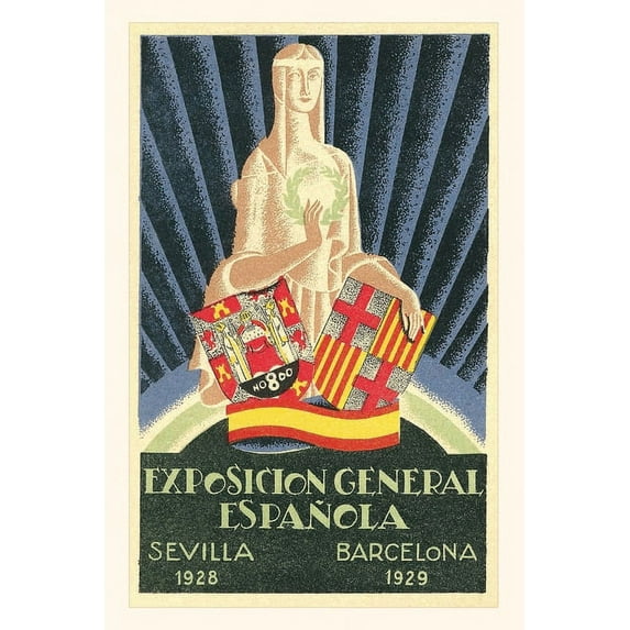 Pocket Sized - Found Image Press Journals: Vintage Journal Spanish Fair Poster (Paperback)