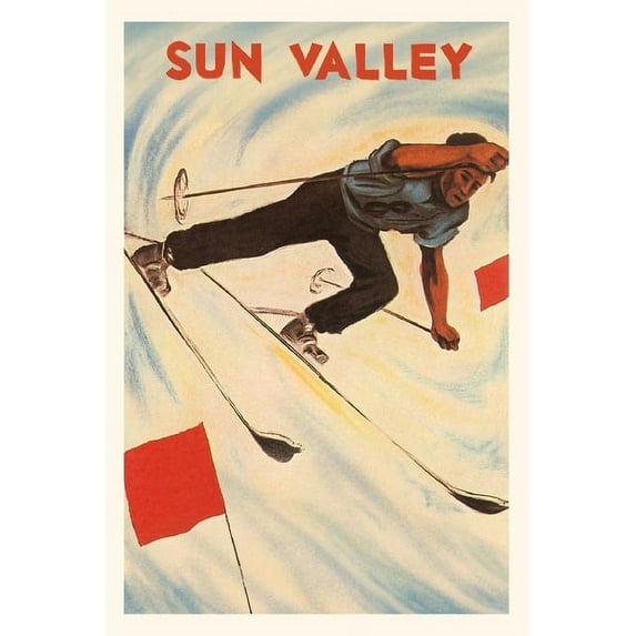 Pocket Sized - Found Image Press Journals: Vintage Journal Sun Valley Idaho Skier (Paperback)