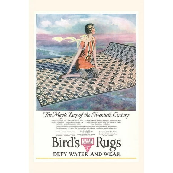 Pocket Sized - Found Image Press Journals: Vintage Journal Vintage Rug Advertisment (Paperback)