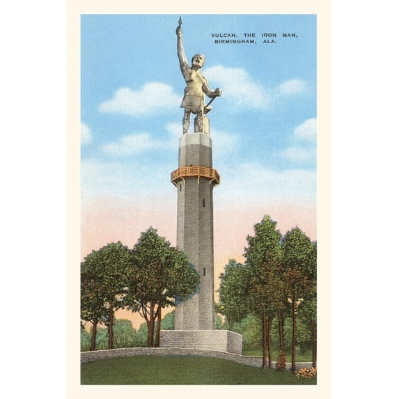 Pocket Sized - Found Image Press Journals: Vintage Journal Vulcan Statue, Birmingham (Paperback)