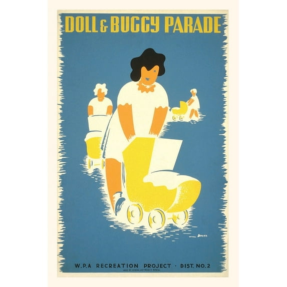 Pocket Sized - Found Image Press Journals: Vintage Journal WPA Doll & Buggy Parade (Paperback)