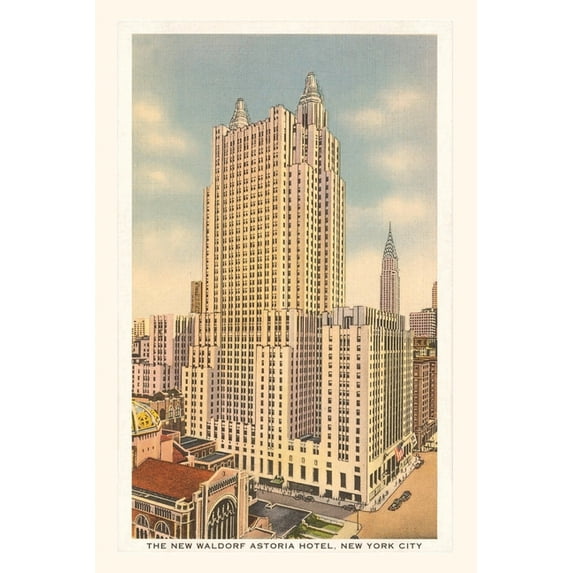 Pocket Sized - Found Image Press Journals: Vintage Journal Waldorf Astoria Hotel, New York City (Paperback)