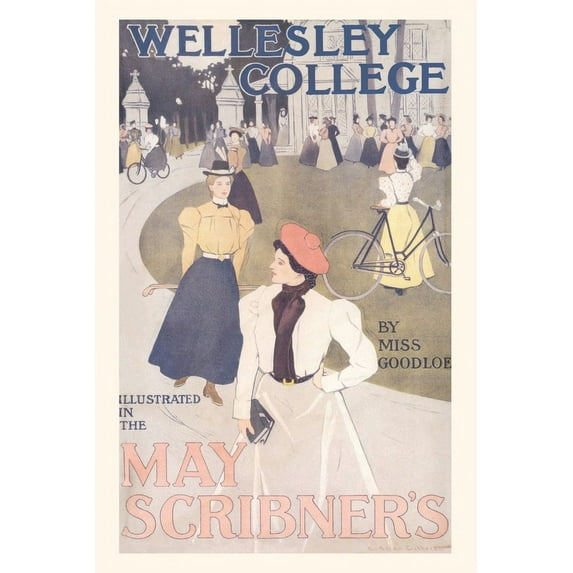 Pocket Sized - Found Image Press Journals: Vintage Journal Wellesley College, Scribners (Paperback)