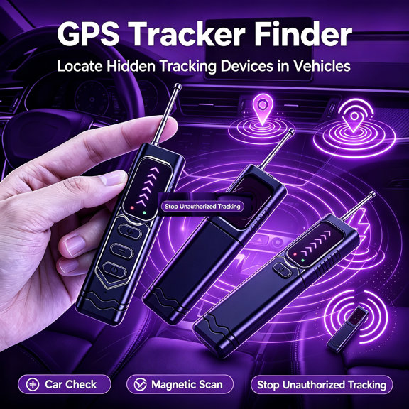 Pocket Sized Hidden Camera Detector, Wide Frequency RF Signal Scanner, Anti Listening Audio Bug & Tracking Device Finder for Travel Hotel Home Use
