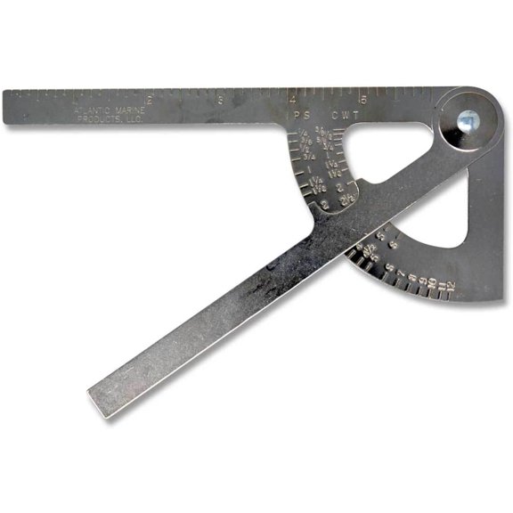 Pocket Sized Pipe Caliper, for Iron Pipe and Copper Tubing Size, Made in USA