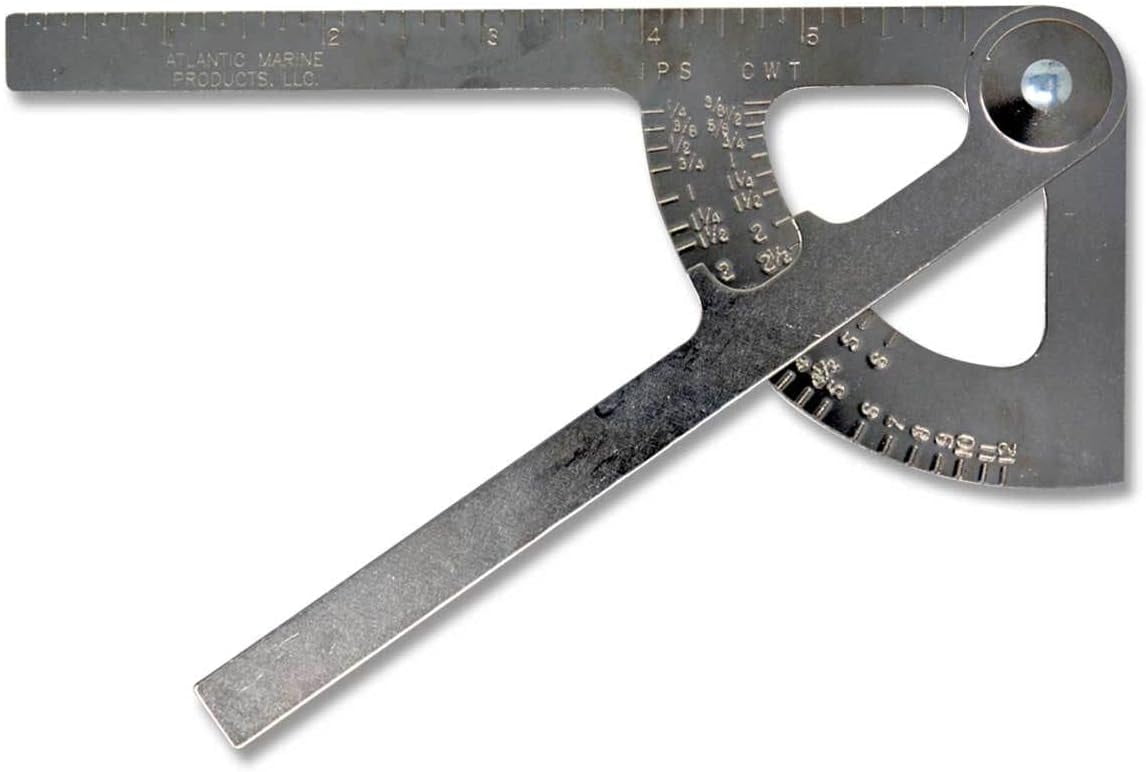 Pocket Sized Pipe Caliper, for Iron Pipe and Copper Tubing Size, Made