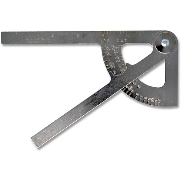 Pocket Sized Pipe Caliper, for Iron and Copper Tubing Size, Made in USA