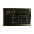thumbnail image 1 of Pocket Sized Solar Calculator 3.35x2.09Inch Lightweight ABS Plastic Work Essential, 1 of 8