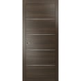 thumbnail image 1 of Pocket Sliding Brown Door 30 x 84 with Frame, 1 of 6