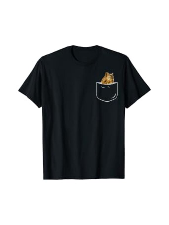 Pocket Squirrel In Pocket T-Shirt, Unisex T-Shirt