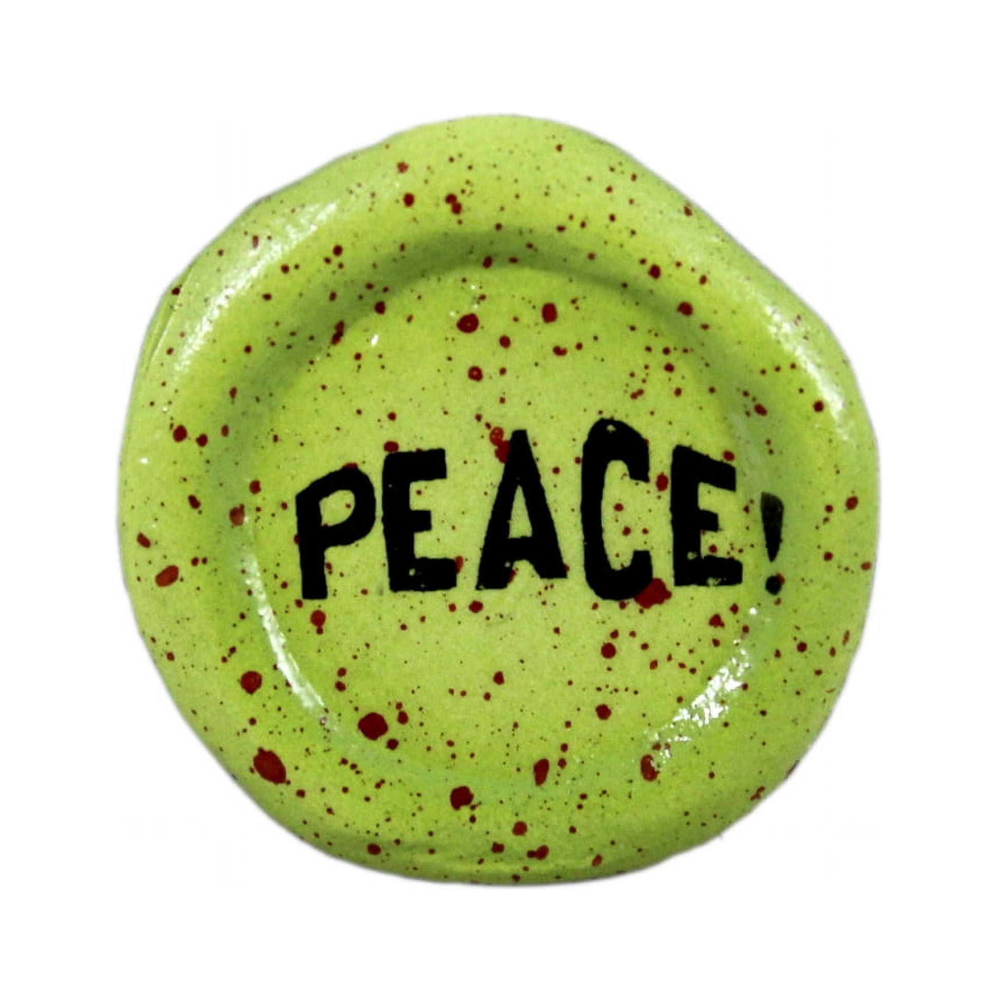 Pocket Stone Resin Peace! NEW Token Green Dove With Olive Branch