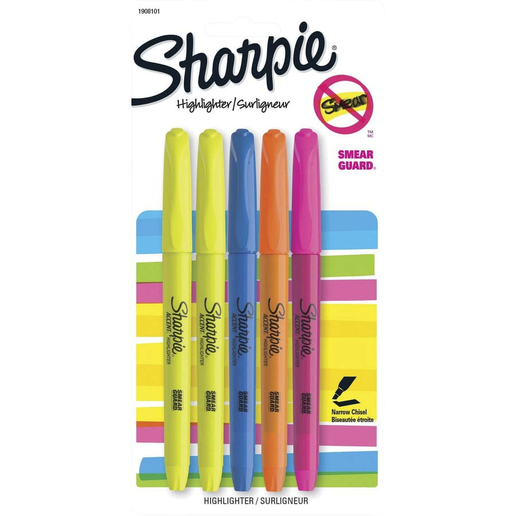 Liquid Pen Style Highlighters, Assorted Ink Colors, Chisel Tip, Assorted Barrel Colors, 10/Set | Bundle of 5 Sets