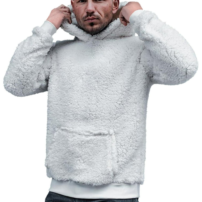 Pocket Sweatshirt plus Size Hoodie Mens Spring And Winter Coat