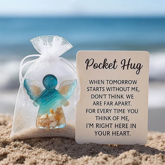 Pocket Sympathy Gift Keepsake Memorial Token, Healing Touchstone for Grief Support Comfort and Compassion, Thoughtful Present for Loved Ones Family Friends