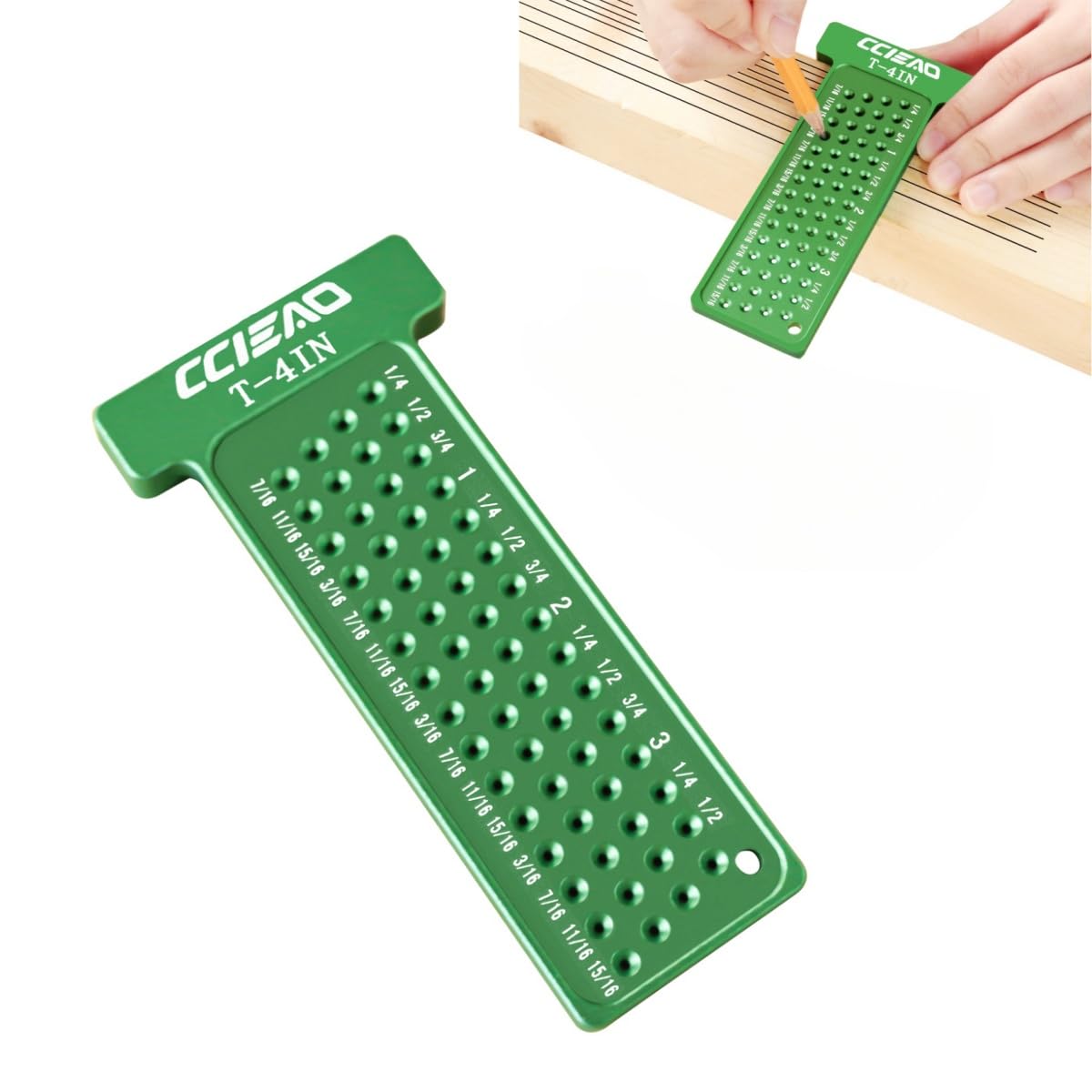 Scribing Square Carpenter Tools 1PCS Metric/Inch Woodworking Scriber High Precision ...