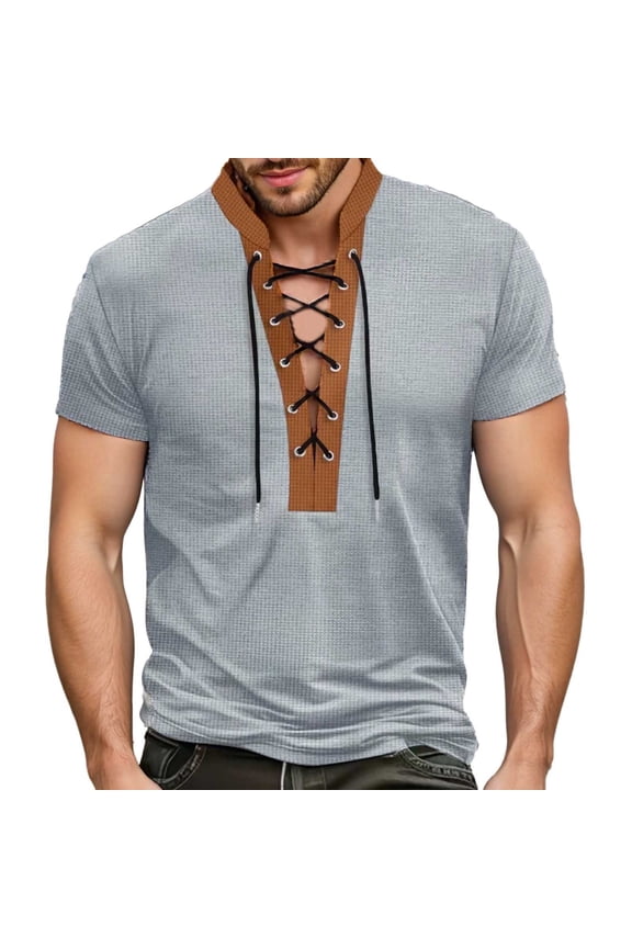 Pocket Tee Shirts for Men Casual Crew Neck Workout Top Men's Casual T Shirts Stylish Braided Design With Color Block And Fabric For Everyday Wear And Pairing With Jeans Or Casual Pants In Summer
