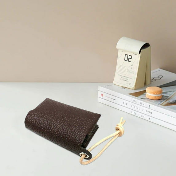 Carry-On Tissue Storage Bag Brown Home Textile StoragePu, Coffee One Size