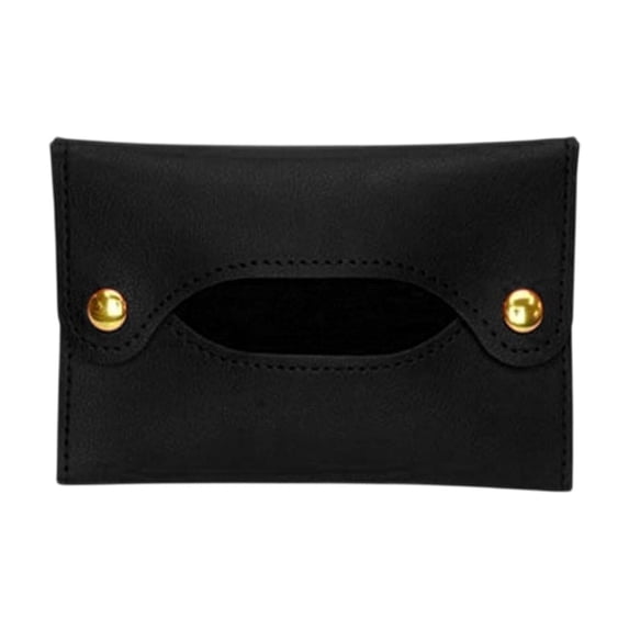 Pocket Tissues Holder,Snap‑Closure Reusable Foldable Lightweight Design for Automobile Bathroom Livingroom