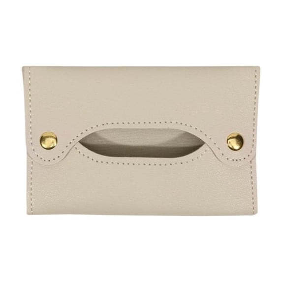 Pocket Tissues Holder,Snap‑Closure Reusable Foldable Lightweight Design for Automobile Bathroom Livingroom