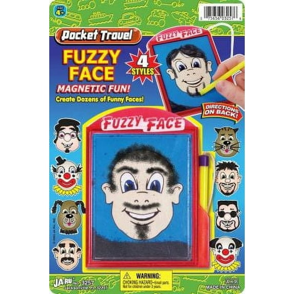 Pocket Travel Fuzzy Face Magnetic Fun