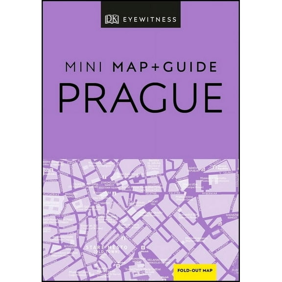 Pocket Travel Guide DK Eyewitness Prague Mini Map and Guide, (Paperback)