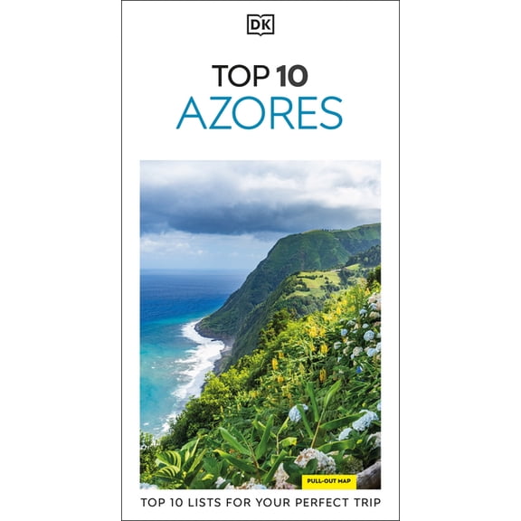 Pocket Travel Guide DK Top 10 Azores: Top 10 Lists for Your Perfect Trip, Plus an All-Weather Folded Map, (Paperback)