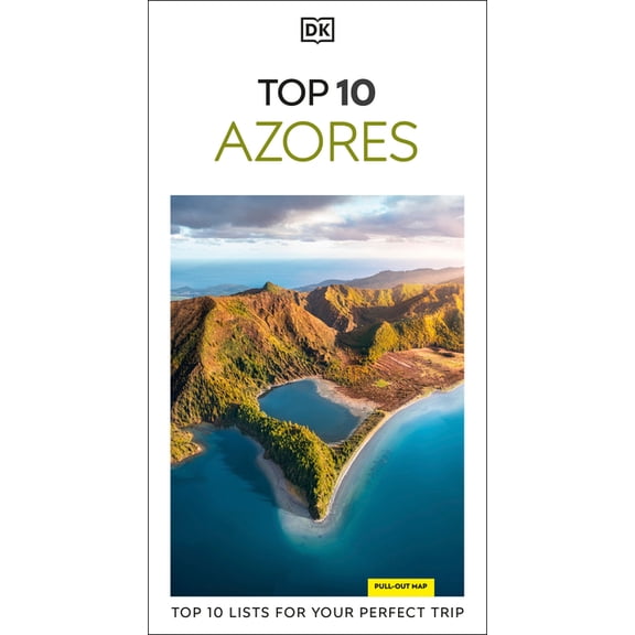 Pocket Travel Guide DK Top 10 Azores: Top 10 Lists for Your Perfect Trip, Plus an All-Weather Folded Map, (Paperback)