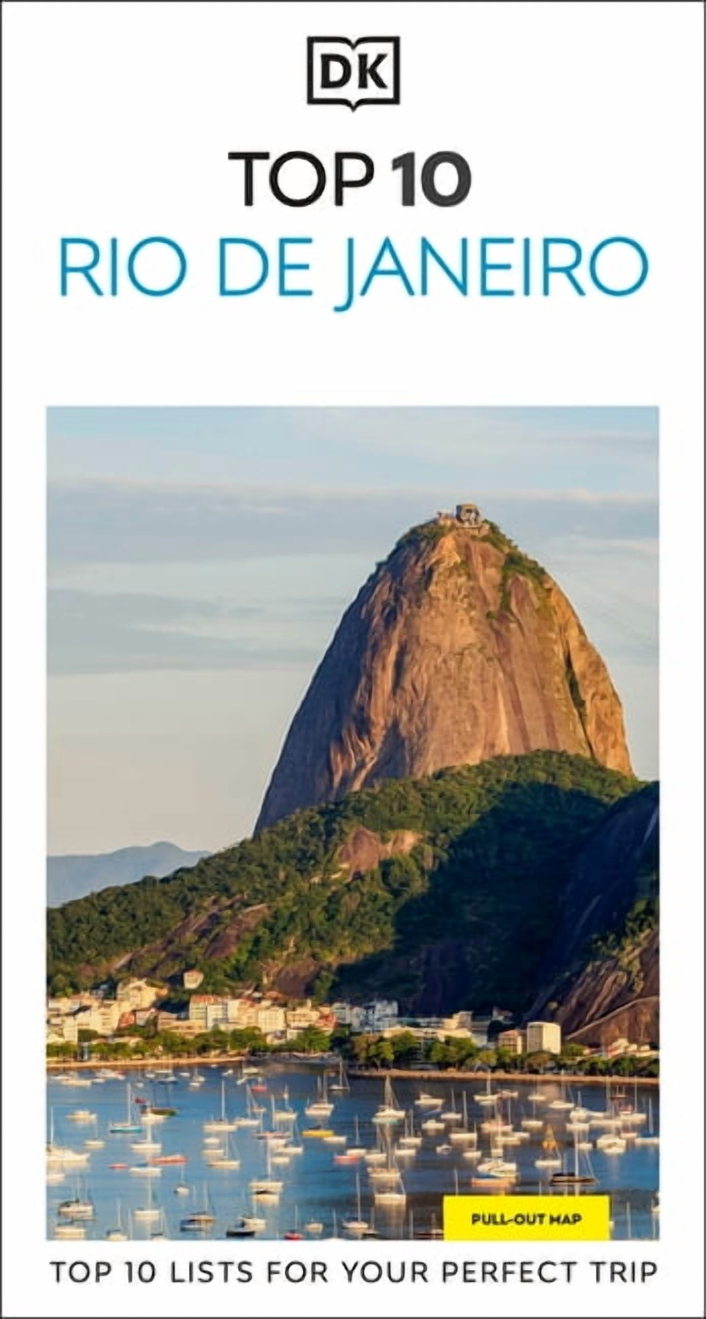 Pocket Travel Guide DK Top 10 Rio de Janeiro: Top 10 Lists for Your Perfect Trip, Plus an All-Weather Folded Map, (Paperback)