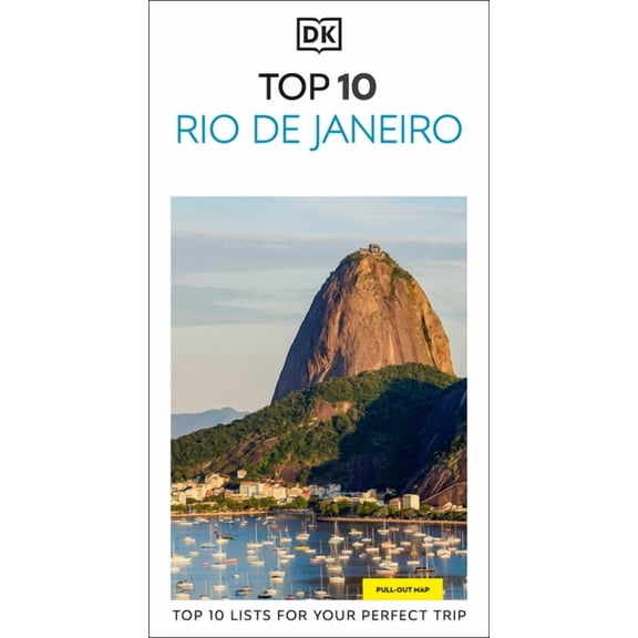 Pocket Travel Guide DK Top 10 Rio de Janeiro: Top 10 Lists for Your Perfect Trip, Plus an All-Weather Folded Map, (Paperback)