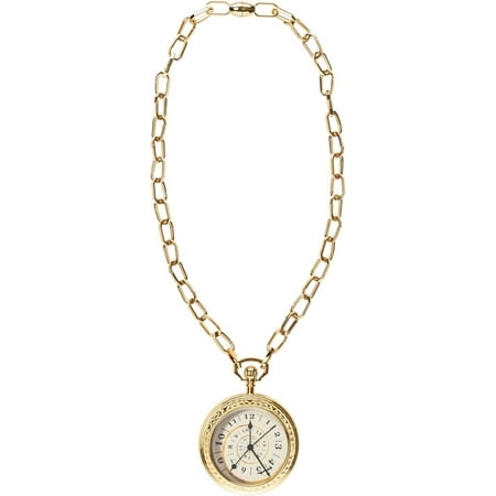 Descendants Pocket Watch, Official Disney Descendants The Rise of Red Pocket Watch, Plastic Faux Costume Accessory, One Size