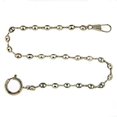 thumbnail image 1 of Pocket Watch Fob Chain Link Design Silver-Tone Spring Spring Clip End 14", 1 of 1