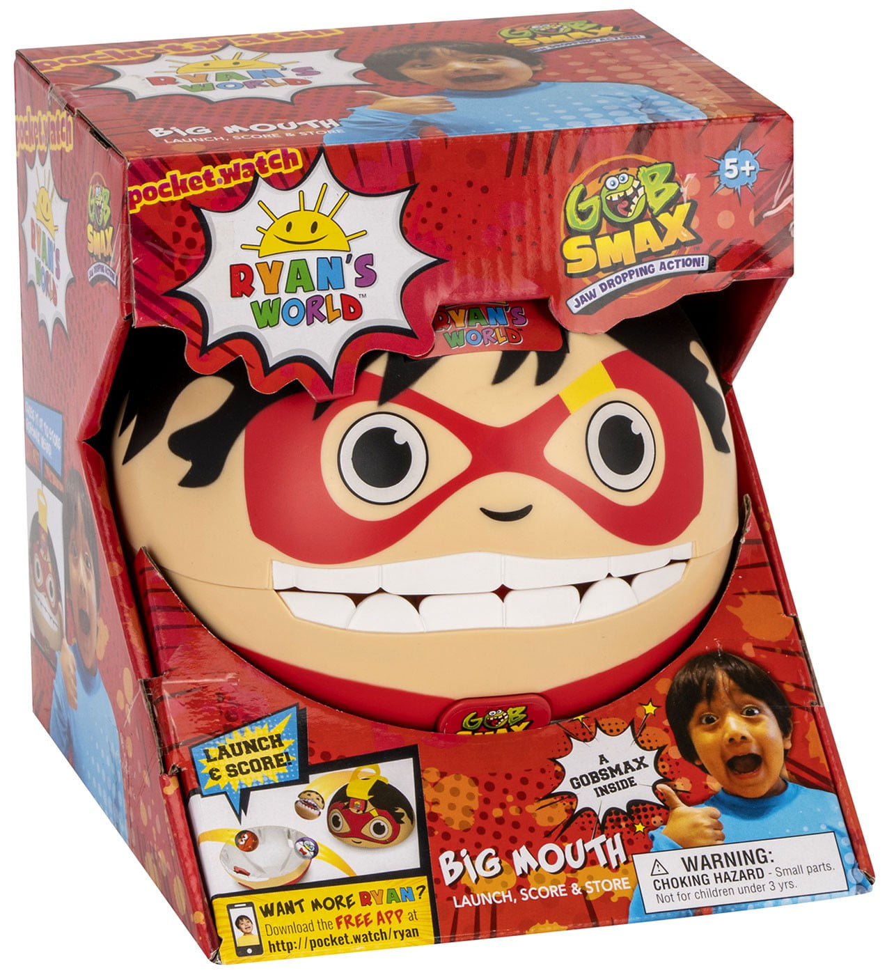 Pocket Watch GobSmax Big Mouth, image size:1274x1400