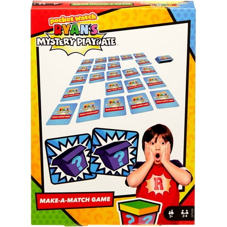Pocket Watch Ryan's Mystery Playdate Make-a-Match Card Game for Kids