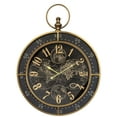 thumbnail image 1 of Pocket Watch Style Metal Wall Clock, 1 of 3