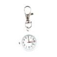 thumbnail image 1 of Pocket Watch Waterproof Quartz Movement Ultra-quiet Large Screen with Lobster Clip Record Time Ultra-Light Battery-operated Unisex Keychain Watch Birthday Gift for Office, 1 of 10