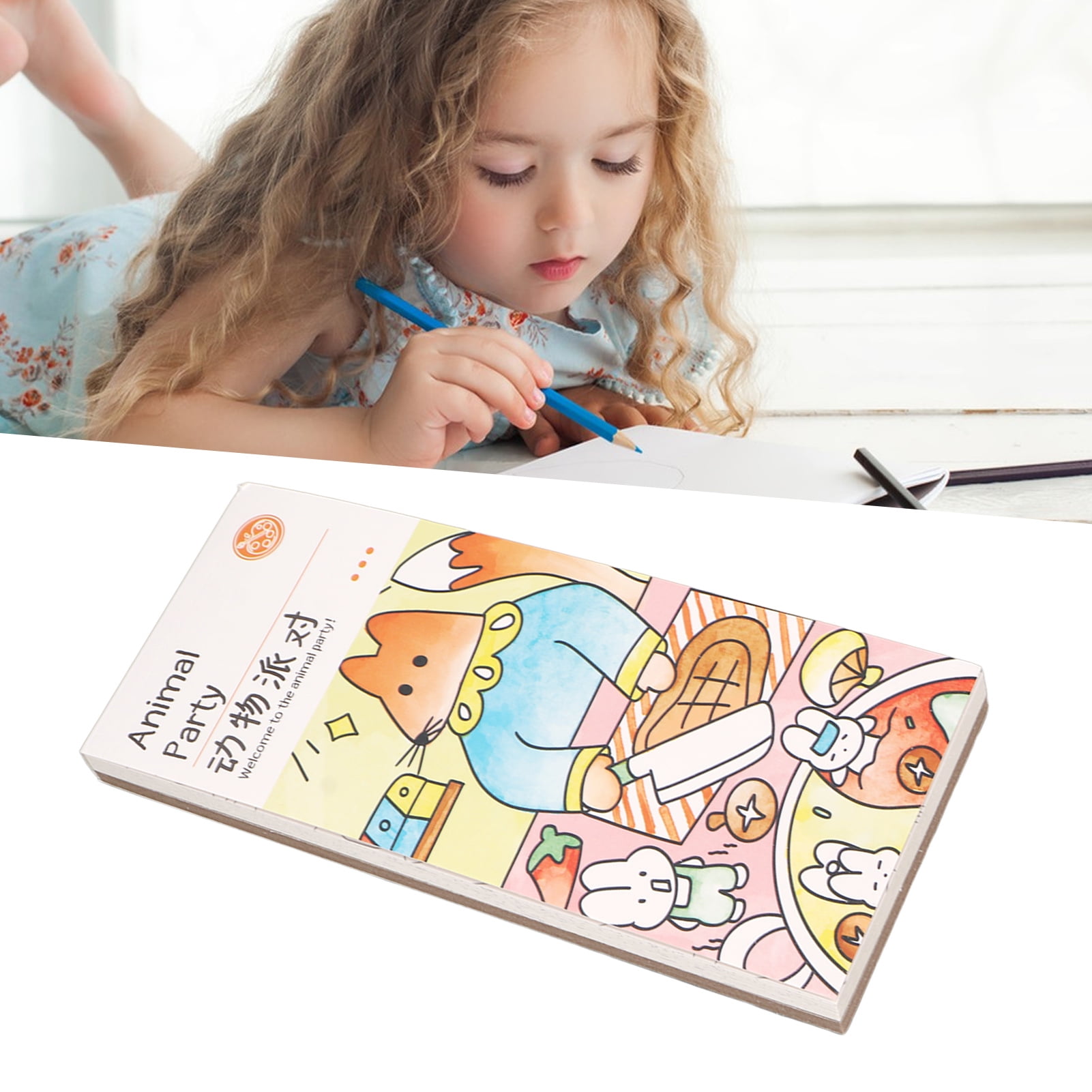 Pocket Watercolor Painting Book, Cartoon Theme Pocket Watercolor Book For Kids And Adults